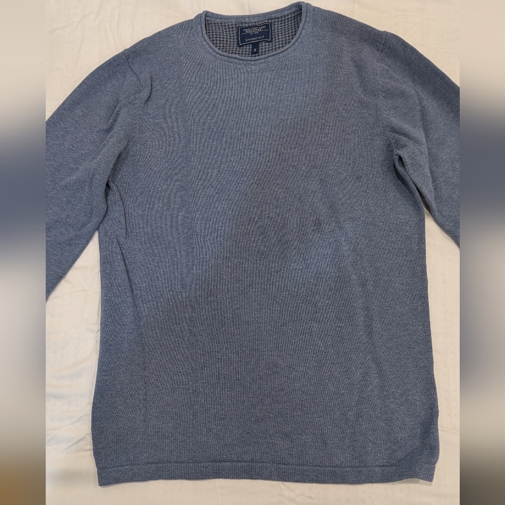Springfield Men's Heather Blue Crewneck Sweater